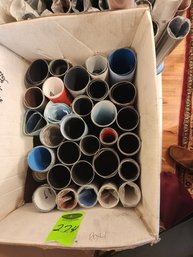 Box With About 40 Rolled Movie Posters