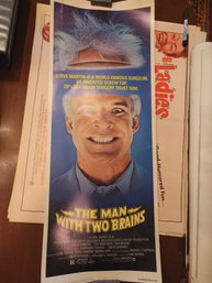 14x36 Insert Poster The Man With 2 Brains