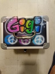 Contemporary  Gigi Graffiti  Airbrush On Plastic  Box