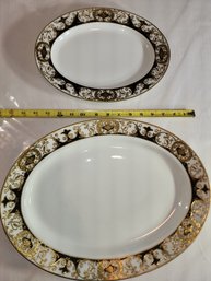 Noritake 20056 Oval Platters, 12 And 16 In