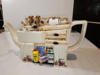 Paul Cardew Royal Albert Kitchen Sink Teapot