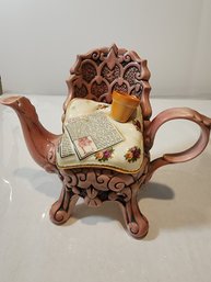 Paul Cardew Royal Albert Pink Chair Teapot