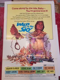 1972 Wild In The Sky One Sheet Movie Poster