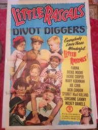 1953 Little Rascals Divot Diggers Movie Poster