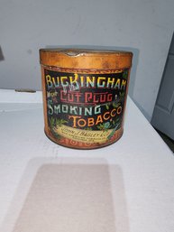 Buckingham Tobacco Tin 5 In Tall