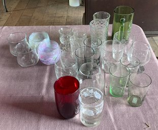 169. Assorted Glass Tumblers And Mugs