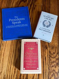 The President Speak, The Supreme Court, The Christmas Box Collection