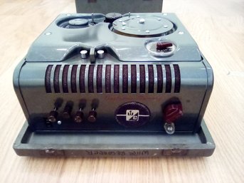 Vintage Webcor Wire Recorder RMA 375, Model 181R, Webster-chicago, Works Per Owner