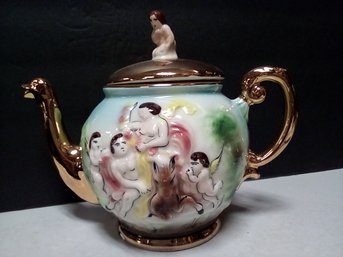 Rare Antique Tea Pot, R. Capodimonte                                                 212/B3
