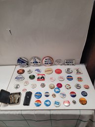 Great Assortment Of Vintage Campaign And Special Interests Buttons JSS/C4