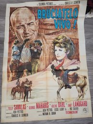 1969 Italian 2p Original Movie Poster The Land Raiders