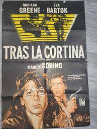 Original Argentinean 1960 Beyond The Curtain Movie Poster
