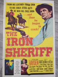 1957 Iron Sheriff Original Movie Poster