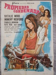 Spanish This Property Is Condemned 1967 Original Poster