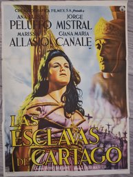 Mexican 1958 Sword And The Cross Movie Poster