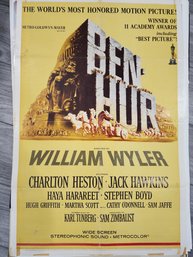 Ben Hur Original 1969 Movie Poster