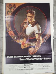 1978 Every Which Way But Loose Movie Poster