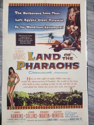 1955 Land Of The Pharaohs Movie Poster