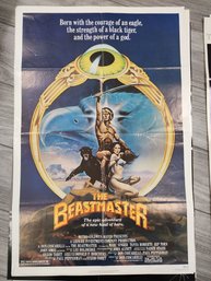 1982 The Beastmaster Original Theater Poster