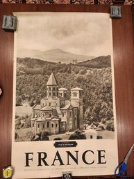 Auvergne France Travel Poster