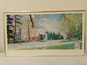 Vintage Norman Rockwell Print Hand Signed