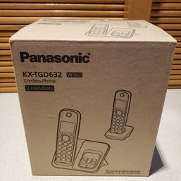 Panasonic Cordless Phones: 2 Handsets KX-TGD632. New In Bix