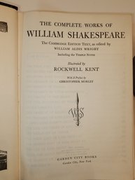 1936 Doubleday Complete Works Of Shakespeare