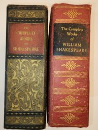 2 Beautiful 1937 Shakespeare  Works Books