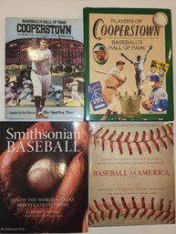 4 Baseball Museum Coffee Table Books