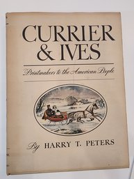 1942 Peters Currier And Ives W Dust Jacket!