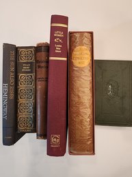 5 Classics Including Victor Hugo 93, Dickenson, Twain, Hemingway And Alcott