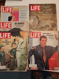 7 Great 1966 Life Magazine, Bond, Vietnam Etc