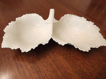 Lenox Double Leaf Bowl 10.5 In Wide