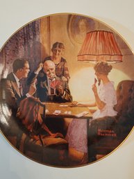 8.5 In Knowles Norman Rockwell Plate