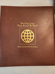 Binder Full Of First Day Covers Around The World