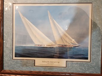 26 X 32 Americas Cup J Class Framed Print