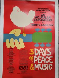 Linen Backed Skolnick - Woodstock 3 Days Of Peace And Music 1969