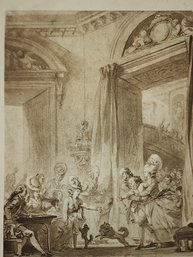 Jean-Honor Fragonard (1732-1806) Engraving Une Fete A Versailles