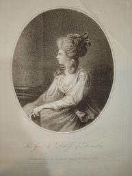 1782 Boydell Dutchess Of Devonshire Engraving Original