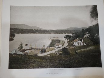 7.5 By 10 Military Academy At West Point  North Dock Litho
