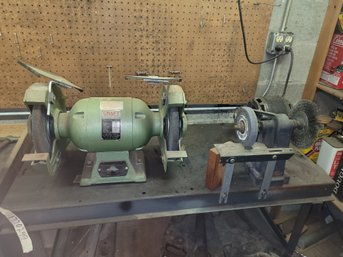 Two Great Craft & Craftsman Bench Grinders From The Estate Owner's Workshop