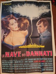 1977 Italian Voyage Of The Dammed Poster