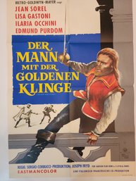 German Mann MIT Der Goldenn Klinge Poster