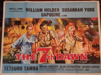 The 7th Dawn 30 By 40 UK Movie Poster