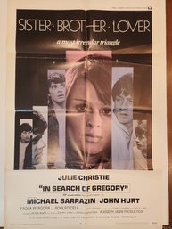 1970 In Search Of Gregory Movie Poster
