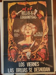 1977 Bellas & Corrompidas Theater Poster
