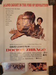 1980 Rolled Dr Zhivago Movie Poster