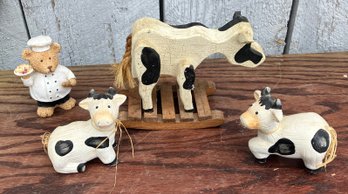 170. Cow Decorative Figures And Other