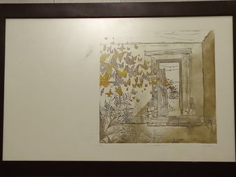 LAURA REICH Hand Signed And Numbered 16/200 Engraving Print On Paper