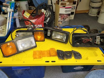 Two Pair Of Plow Lights